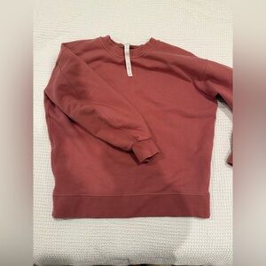 Lululemon cranberry red sweatshirt